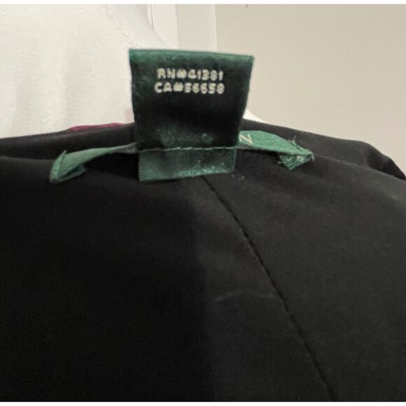 Lauren Ralph Lauren Wine Fuchsia Leopard Sheath Dress Size 4 - Picture 10 of 13